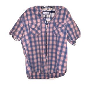 PD&C XL Plaid/Check Button Down Shirt